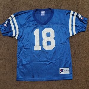 Champion Peyton Manning Indianapolis Colts Jersey Youth Large 14-16 Football
